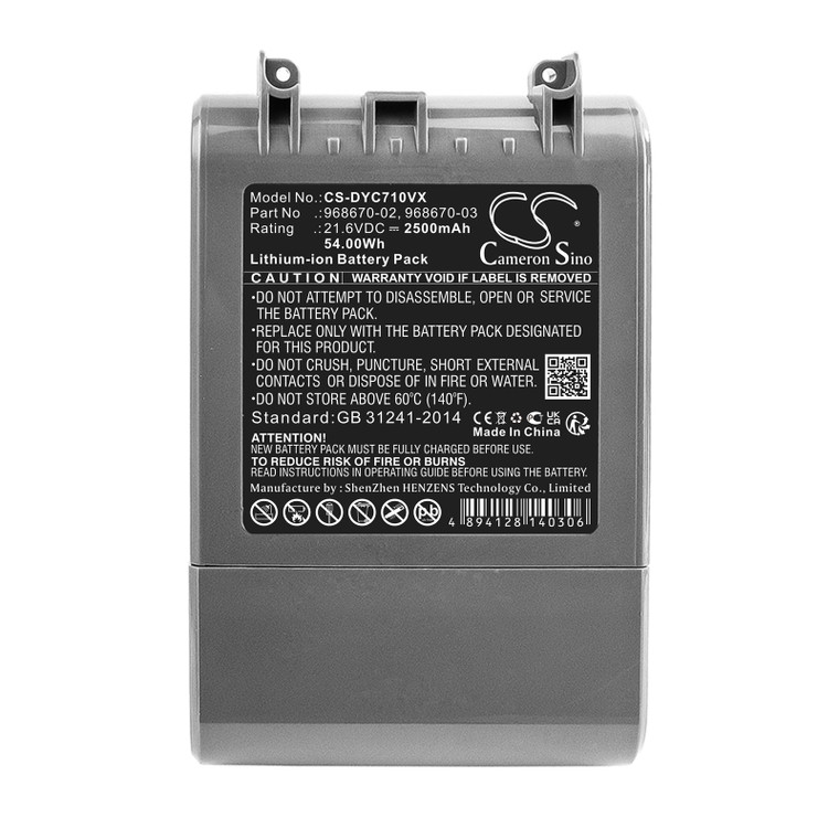 Battery for Dyson V7 Animal Motorhead Pro SV11