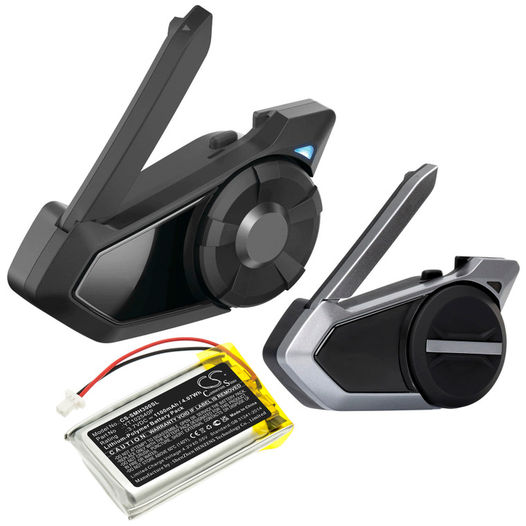 Battery for Sena 30K 50S SP46 YT102540P Wireless Headset CS-SMH300SL 1100mAh