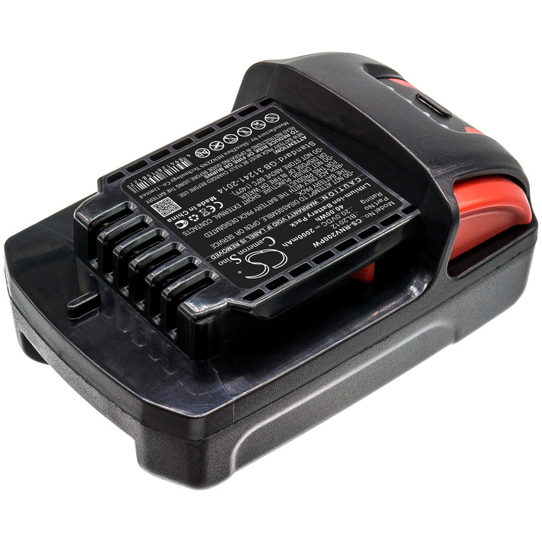 Battery for Ingersoll Rand IQV20 IRTW7150 IRW7150 K1 IRW7150-K2 BL2010 BL2012
