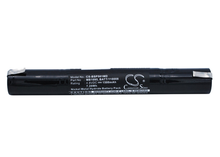Battery for Bosch Spiro 501 120008 BATT/110008 MB1095 CS-BSP501MD 4.8v 1500mAh