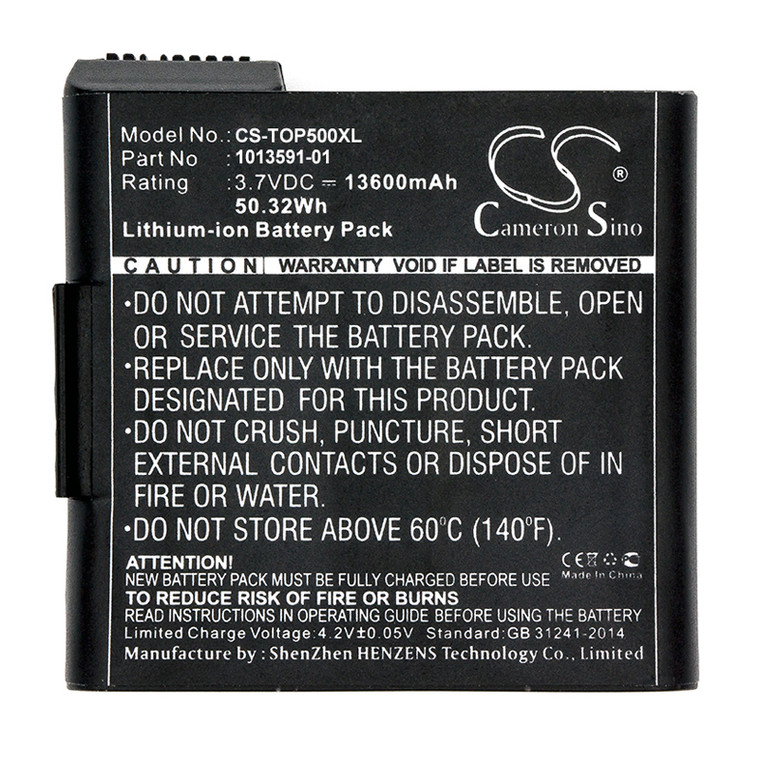 Battery for Topcon FC-5000 Sokkia SHC-5000 Carlson RT3 1013591-01 CS-TOP500XL