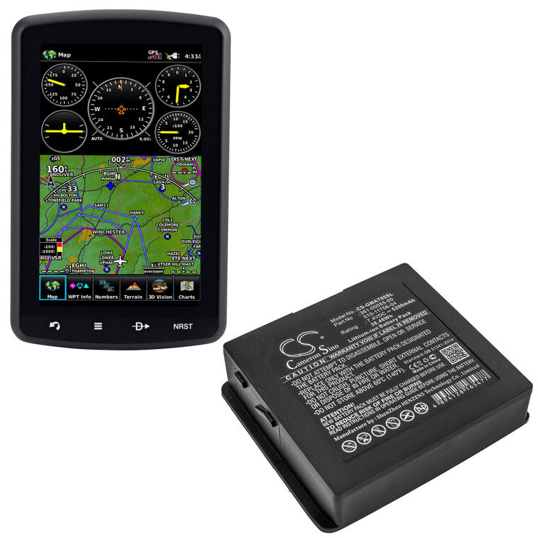 Battery for Garmin Aera 795 796 010-11756-04 361-00055-00 CS-GMA795SL 5200mAh