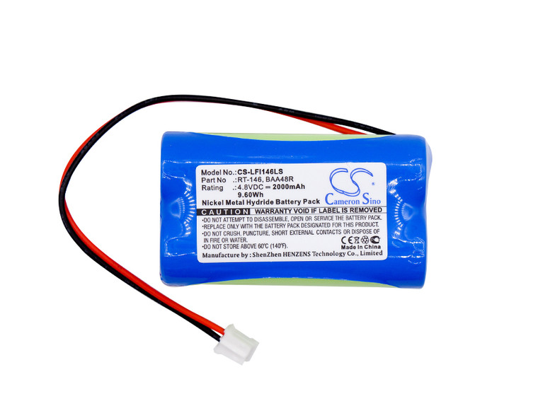 Battery for LFI Daybrite Emergi-Lite BAA48R Light Alarms Lights BL93NC487 RT-146