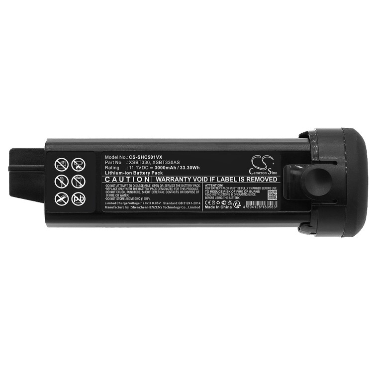 Battery for Shark WS632 WS630 WS620 WS633 WS632RGBRN Evopower XSBT330 XSBT330AS