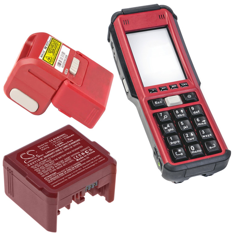 Battery for RGIS Guia RM2 1-66-0002-0003 Handheld Barcode Scanner CS-RGM200SL