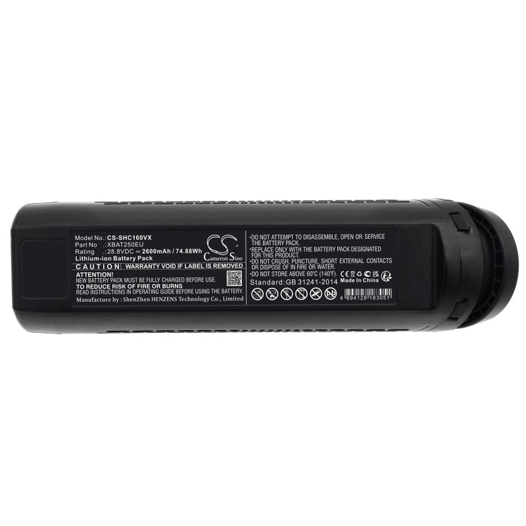 Battery for Shark IC160 ICZ362H ION P50 0083433-001 XBAT250EU XBAT300 XBAT350EU