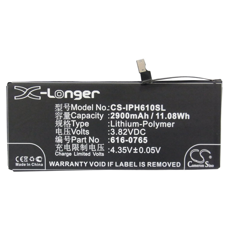 Battery for Apple iPhone 6 Plus 616-0765 616-0770 616-0772 DAK90151 A1522 A1524