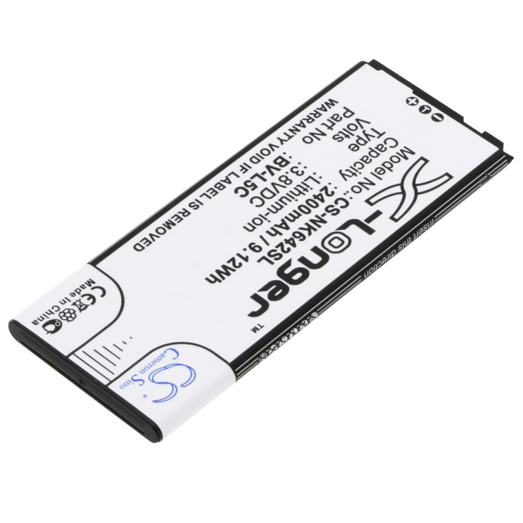 Battery for Nokia Lumia 640 Dual SIM LTE Microsoft BV-L5C SmartPhone CS-NK642SL