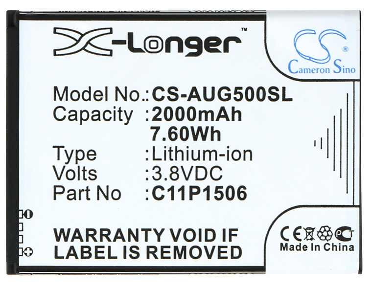 Battery for Asus G500TG Live Dual SIM Z00VD ZC500TG ZenFone Go 5.5 C11P1506