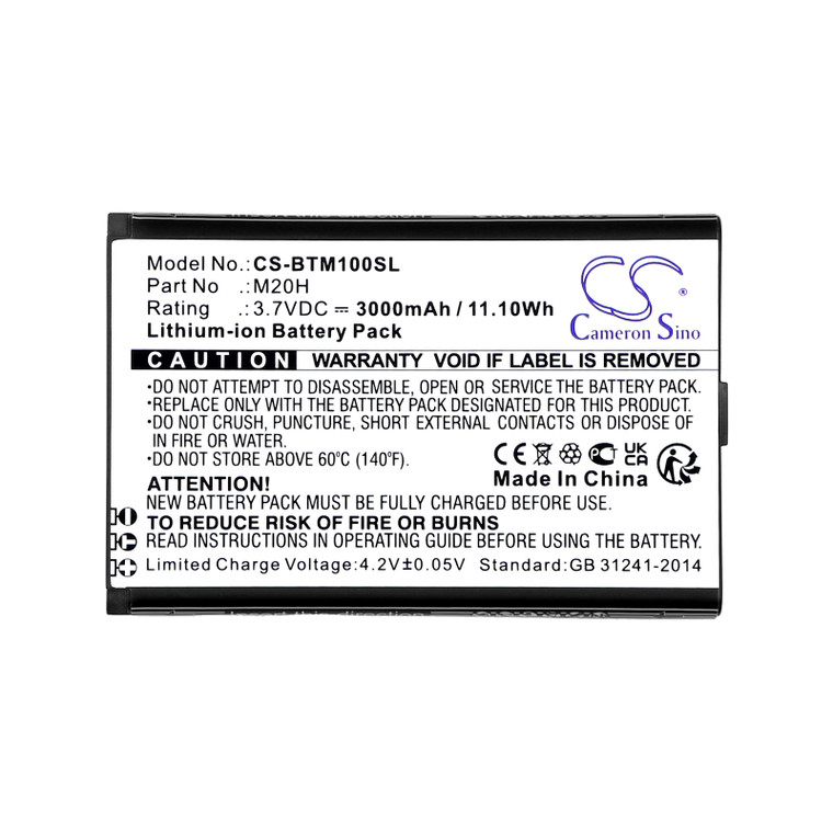 Battery for Smart Bro M20H Benteng M028AT M100 Pocket Wifi CS-BTM100SL Li-ion