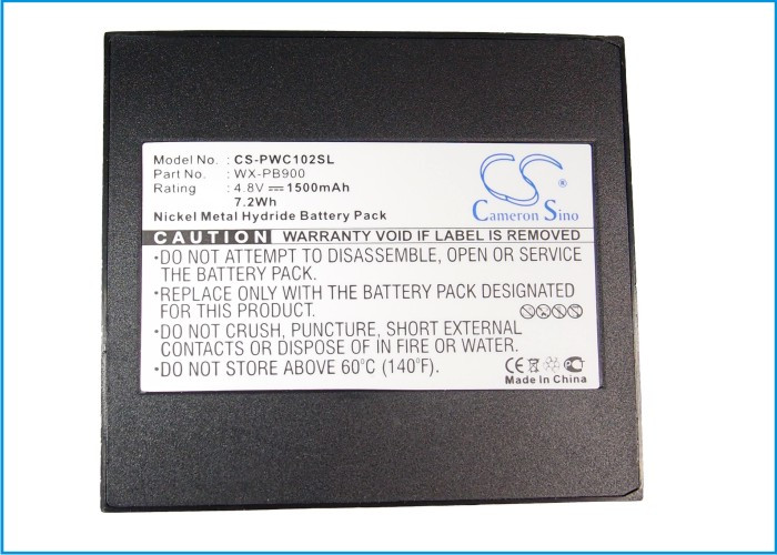 Battery for Panasonic PA12830049 PB-9001 WX-PB900 PB-900I WX-C1020 WX-C920 Ni-Mh