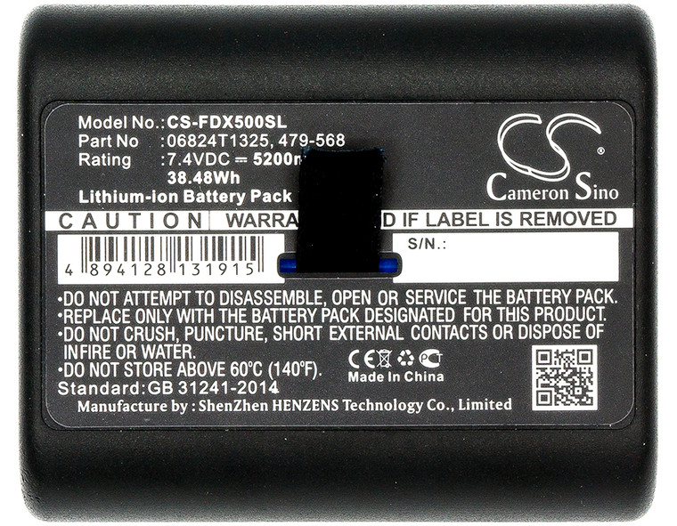 Battery for Fluke 06824T1325 MBP-LION DSX Versiv DSX-5000 NetScout OneTouch AT