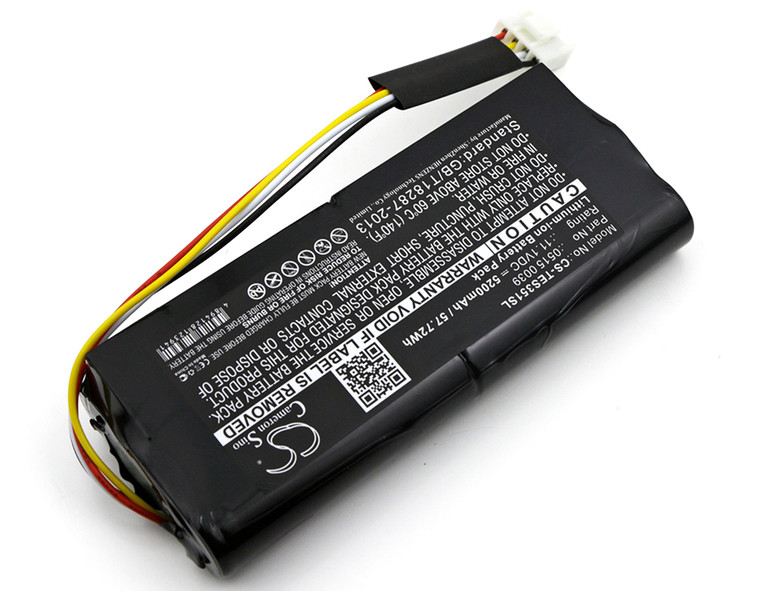 Battery Pack for Testo 0515 0039 350K Portable emission exhaust gas analyzer