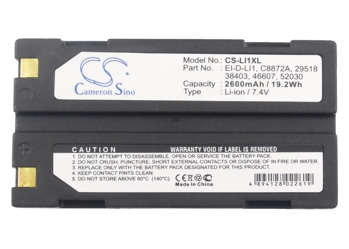 Battery for Trimble EI-D-LI1 29518 54344 5700 5800 92600 MT1000 R7 R8 TR-R8