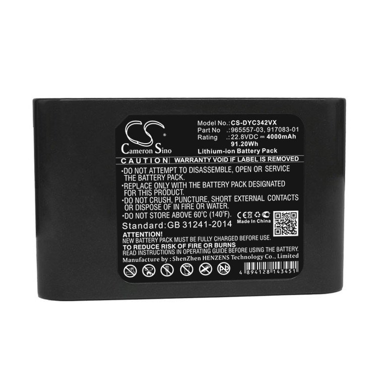 Vacuum Battery for Dyson DC31 DC34 DC35 Multi floor DC44 DC45 DC56 4000mAh 22.8V