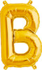 GOLD LETTER B FOIL 35cm E2846