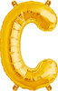 GOLD LETTER C FOIL 35cm E2838