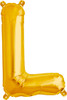 GOLD LETTER L FOIL 35cm E2837