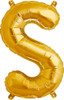 GOLD LETTER R FOIL 35cm E2816