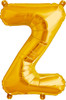 GOLD LETTER Z FOIL 35cm E2852