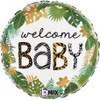 G26224P JUNGLE WELCOME BABY 45CM FOIL BALLOON