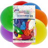 STANDARD ASSORTED COLOURS 30CM LATEX BALLOONS PACK 25