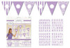 LILAC PERSONALIZED PENNANT BANNER