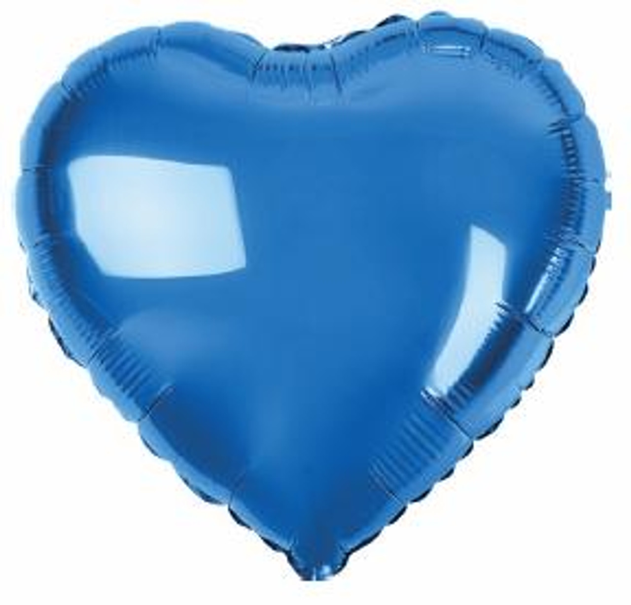 E4161 HEART DARK BLUE FOIL 45cm