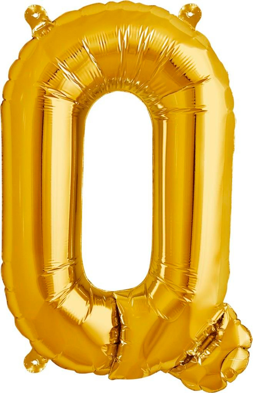 GOLD LETTER Q FOIL 35cm E2851