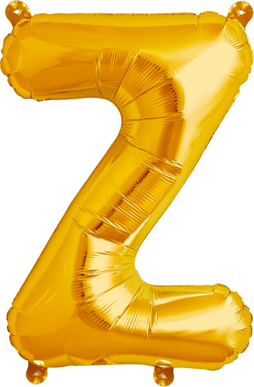 GOLD LETTER Z FOIL 35cm E2852