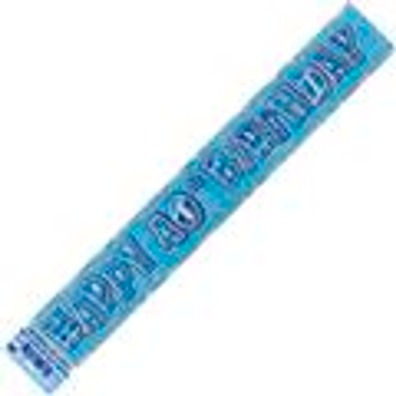 90125 GLITZ BLUE FOIL BANNER 40th BIRTHDAY