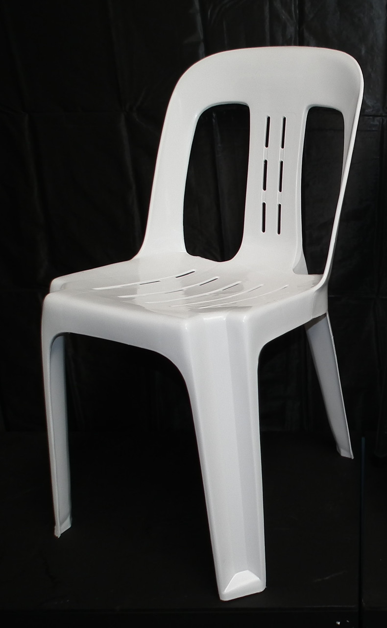 White  Resin Chair