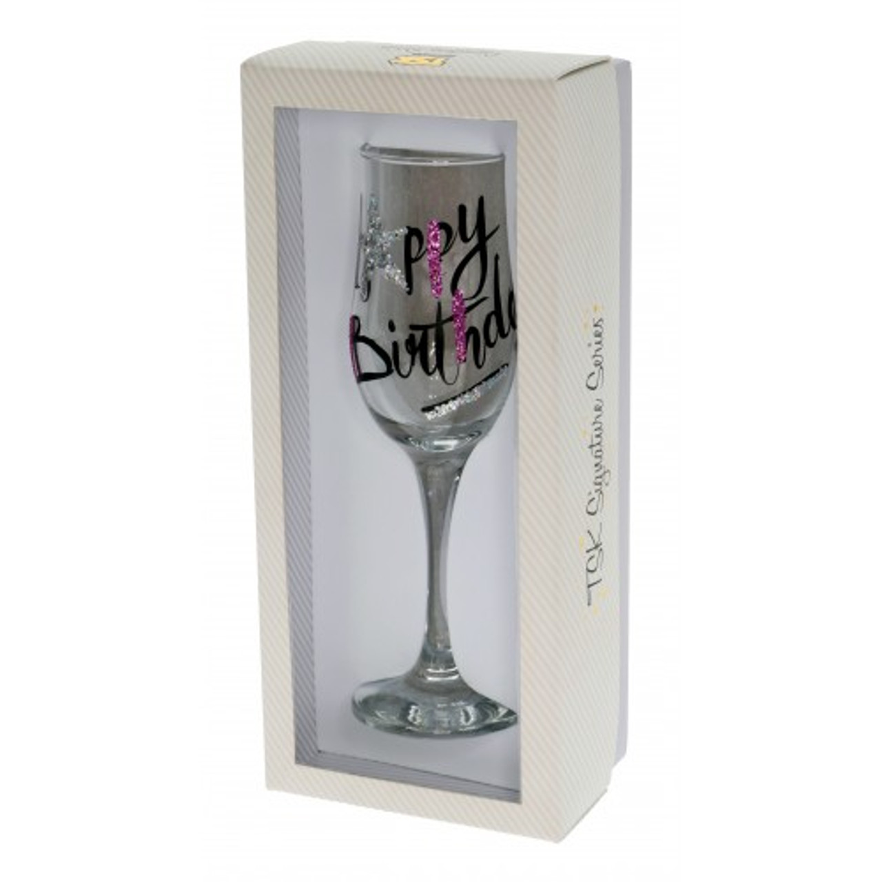 Happy Birthday Champagne Glass