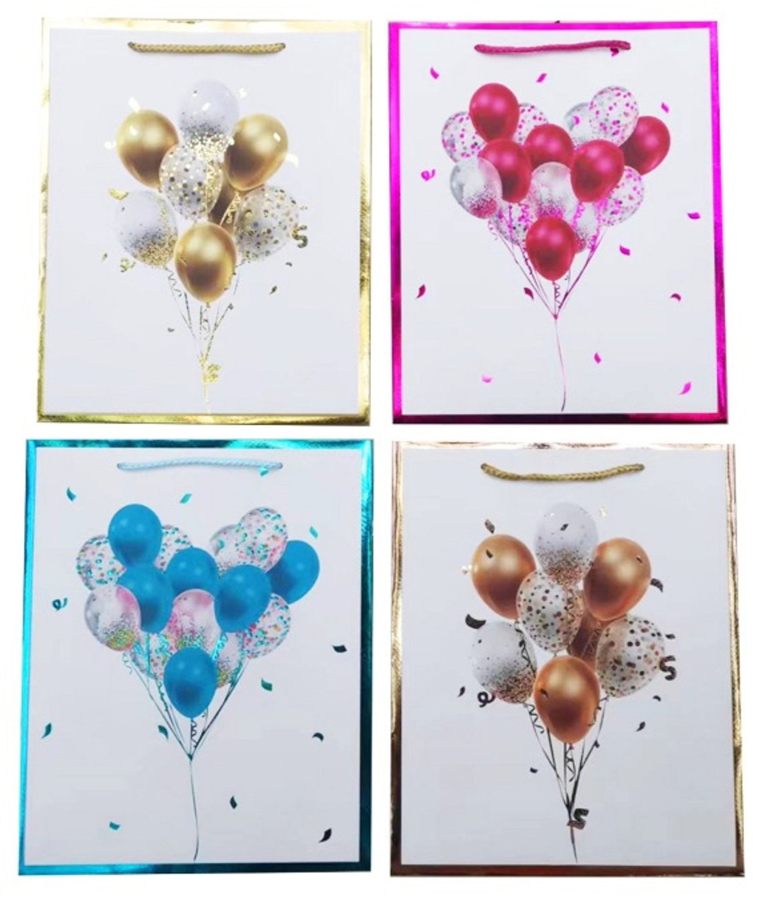 Giftbag Foil Confetti Balloons Medium - Various Styles