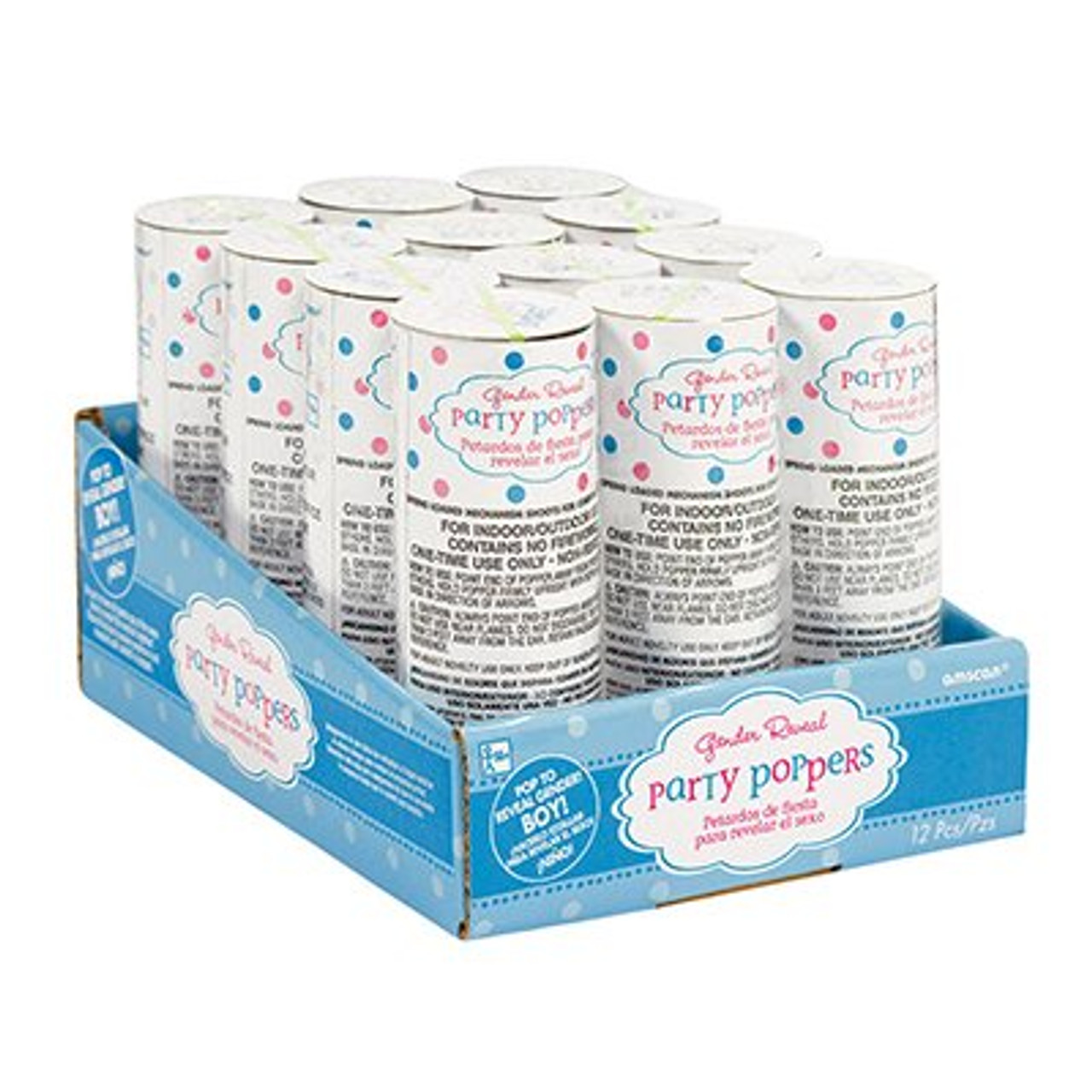 BOY? CONFETTI POPPERS - GENDER REVEAL - P1