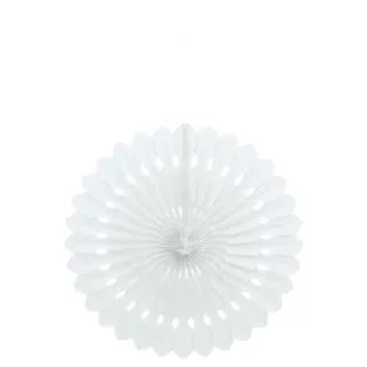 White Hanging Fan 40cm P1