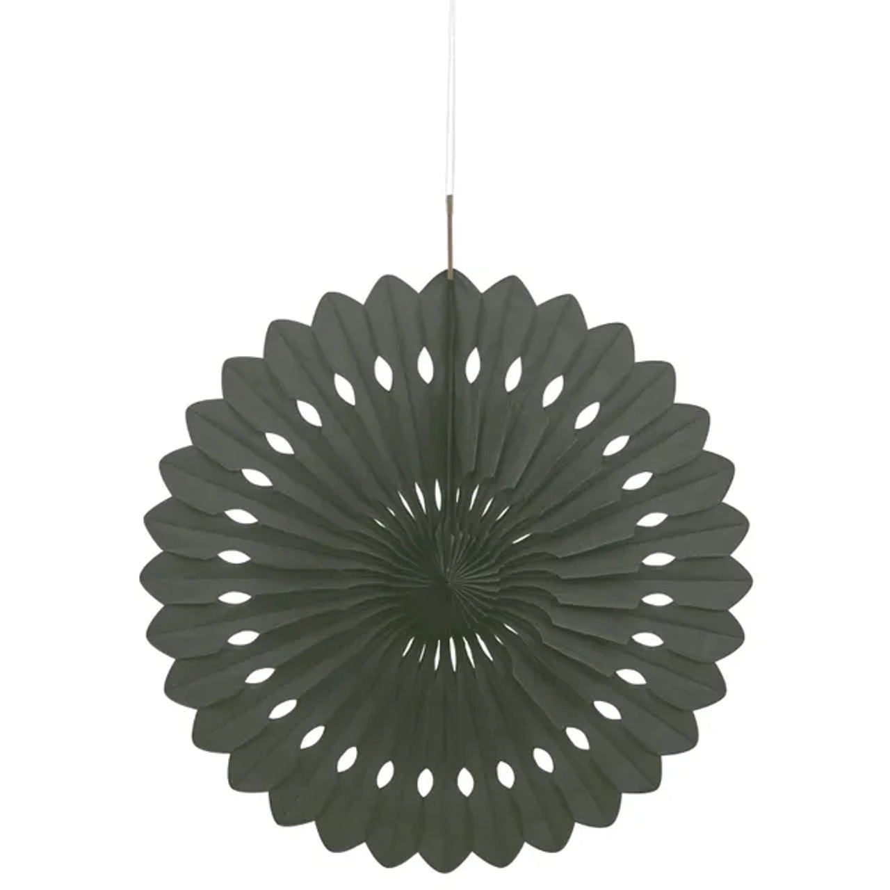 Black Hanging Fan 40cm P1