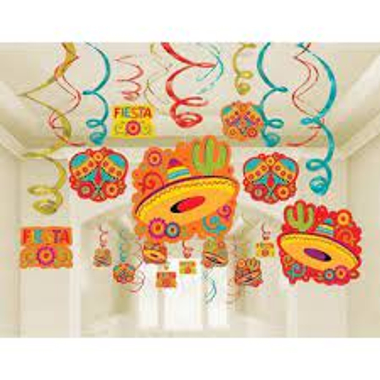 Fiesta Swirl Decorations P30