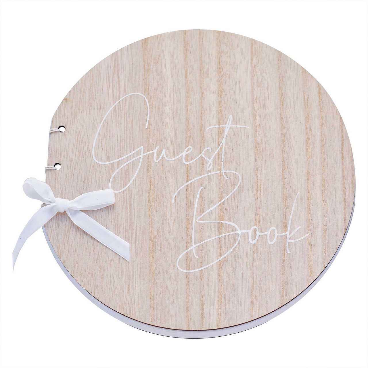 Wooden Guest Book