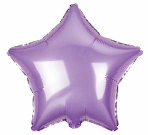 E4169 LIGHT PURPLE STAR FOIL 45cm