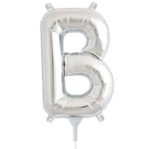 E2801 SILVER LETTER B FOIL 35cm