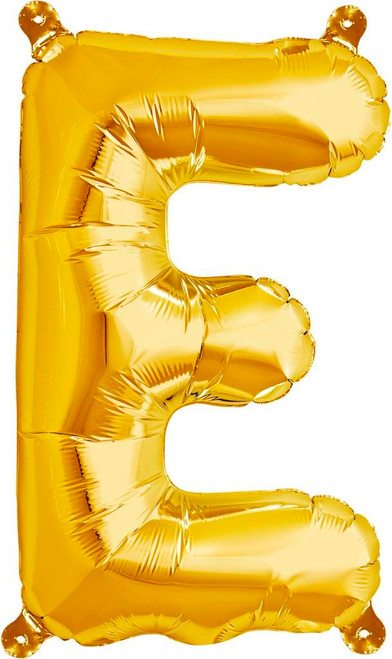 GOLD LETTER E FOIL 35cm E2808