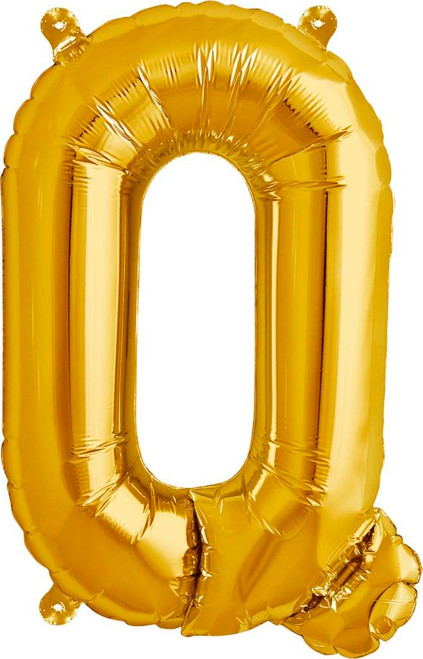 GOLD LETTER Q FOIL 35cm E2851