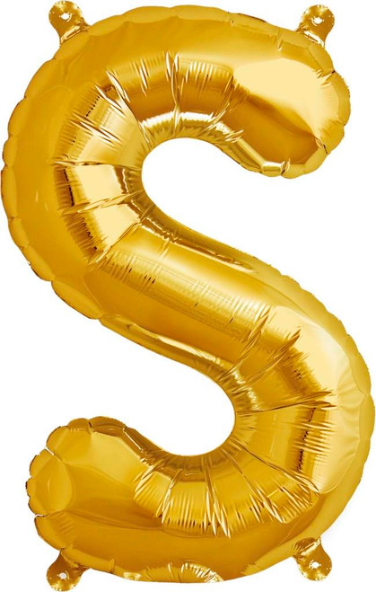 GOLD LETTER R FOIL 35cm E2816