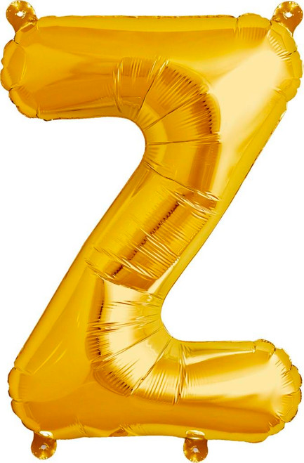 GOLD LETTER Z FOIL 35cm E2852