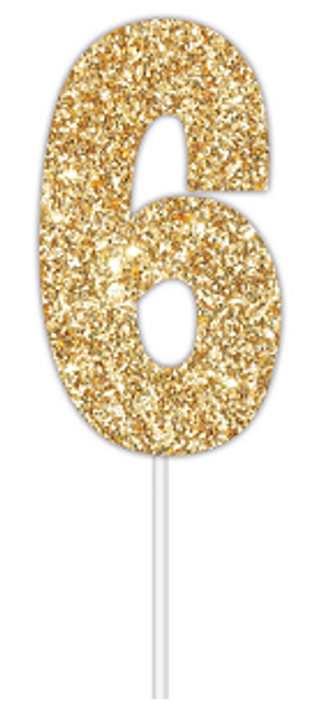 E4091 GOLD GLITTER TOPPER 6