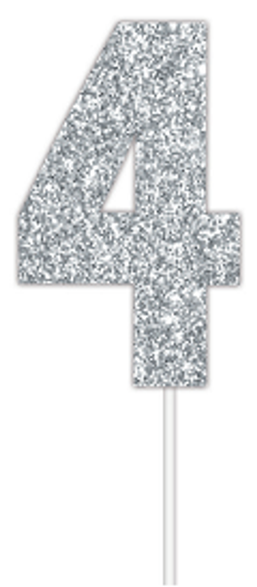 E4100 SILVER GLITTER TOPPER 4