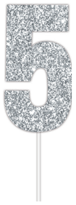 E4101 SILVER GLITTER TOPPER 5