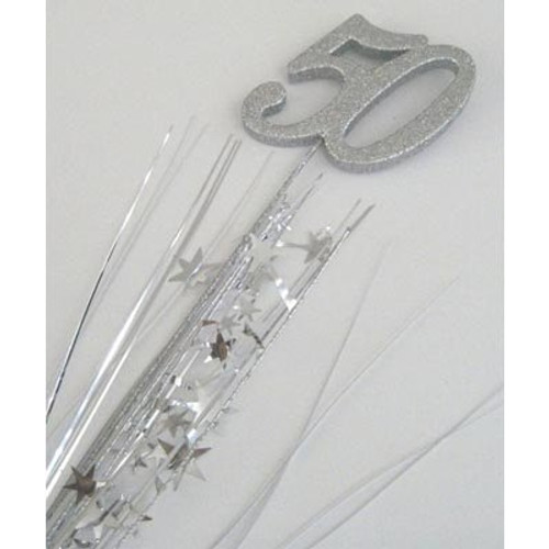207037 FOAM SPRAYS 60cm SILVER 50