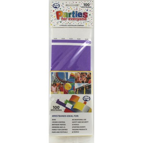 217111 FLURO PURPLE TYVEK PACK 100